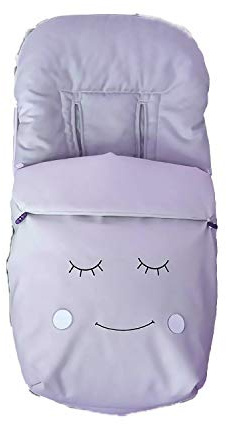 Saco de Polipiel para Silla de Paseo Universal y Bugaboo.Danielstore (Mofletes gris)