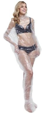 ZMDREAM - Combinaison de Bain en Plastique Transparent - pour Perte de Poids - Infrarouge lointain - 10 pièces