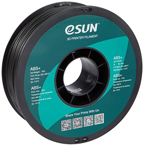 eSun Silk ABS+3D Print Filament, Black