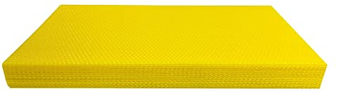 1 KG Mittelwände (rückstandsarm) in allen Größen für Bienen Imkerei Waben Kerzen Bienenwachs, Dadant modifiziert Brutraum (L 428 X H 256)