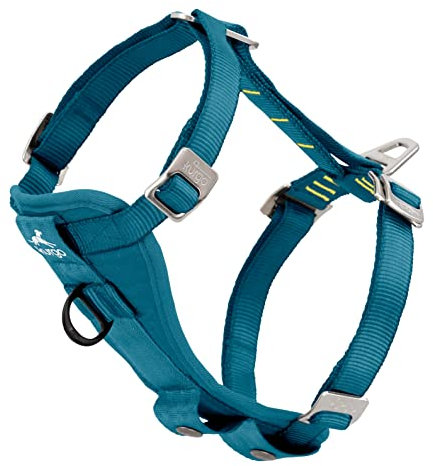 Kurgo TRU-Fit Autosicherheitsgeschirr für Hunde, Mit gepolstertem Brustteil und D-Ring, Mit Autogurt, Größe XS, Tintenblau