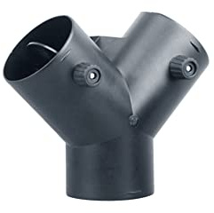 LSGGTIM 75mm Standheizung Zubehör, Y-Stück 3-Wege Lüftungskanal Hochtemperaturkunststoff Rohrbogen Abluftanschluss Auto Lufterhitzer Diesel Standheizung Zubehör für 60mm 75mm Heizungszubehör