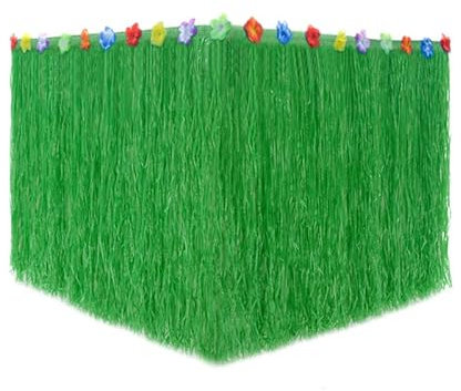 Glitter Dekoration Tisch Rock Party Tischrock DIY Grasröcke Hochzeit Geburtstag Sommer Luau Strand Tischdecke Gartendekoration Zubehör (Color : Green, Size : 300x75cm)