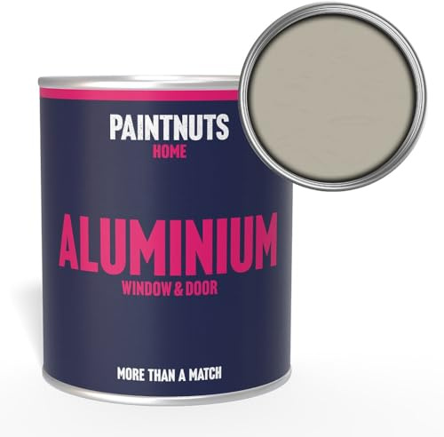 Paintnuts Aluminium Window & Door Paint - RAL-7032 - PEBBLE GREY Satin 250ml Tin