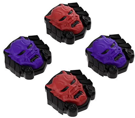 playvital Tapas para Joysticks para Steam Deck LCD & OLED | Silicona Suave, Agarre Antideslizante, Ajuste Preciso, Protección para Joysticks, Oni Demonios