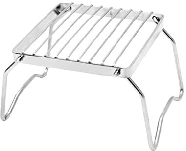 BCOATH Gril fumoir portatif Barbecue Pliant Barbecue portatif Panier de Gril en Maille Portable Grille Barbecue Mini Outils de Poche pour Barbecue Gril pour Parc Miniature Support