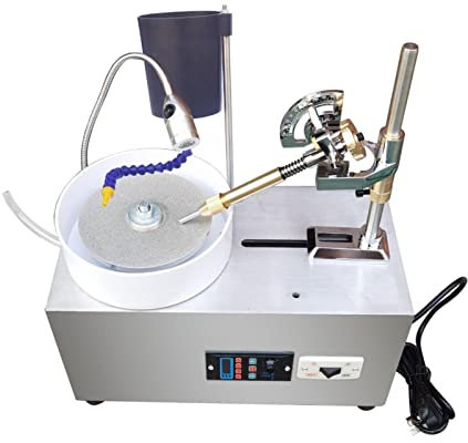 MEIVIYA Lucidatrice per Gioielli Misuratore Multi-Funzione del tornio del tornio del tornio del lapidario Lapidary Faceting Machine Gemstone Macing Machine Attrezzature for lucidatura(220v)
