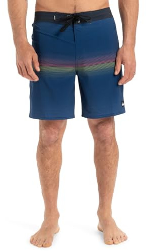 Quiksilver - SURFSILK Straight Leg 18 Boardshort - Homme, Estate Blue Connect, 36