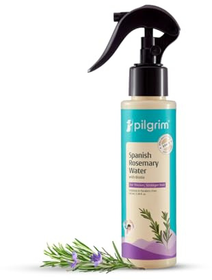Pilgrim Spanish Rosemary Water Spray with Biotin for Hair Growth 100ml Hair Spray for Regrowth Thicker & Stronger Hair Sulphate & Paraben Free