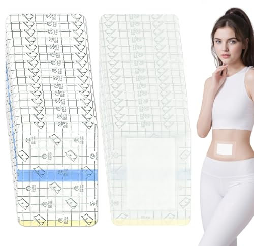 KMFYMPT 30 PCS Wound Dressings, 10 x 15 cm Waterproof Dressings for Wounds, Self-Adhesive Dressings, with Cotton Absorbent Pad, Suitable for Protecting Wounds from Friction and Keeping Them Clean