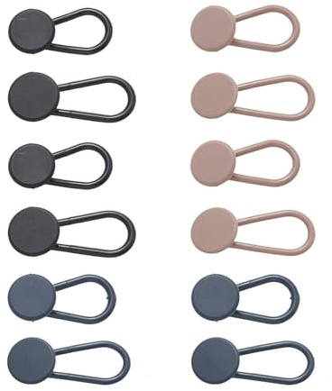 12 Stück Knopfverlängerung Hosen, Hosenbunderweiterung, Jeans Einziehbare Knöpfe, Verstellbarer Hosenknopf Verlängerung, Knopfverlängerung Schwangerschaft für Damen/Herren (Schwarz, Blau, Khaki)