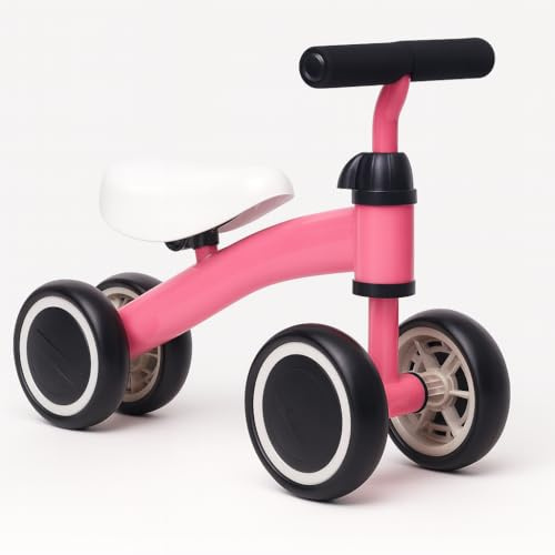 Genérico Bicicleta sin Pedales para niños a Partir de 1 Año de Equilibrio, Juguetes Bebés de 1 a 5 años, Bici Bebe, Primera Bicicleta para Niños y Niñas como Regalo Cumpleaños – Rosa