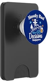 Mostly Bad Decisions Singapore Spring Break PopSockets PopWallet for MagSafe