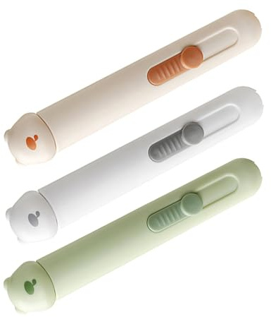 Healeved Scucitore e Infila Ago 2 in 1 Porta-Aghi Strumento Manuale per Cucito a Mano Dispositivo Compatto per Rimuovere Punti e Infilare Ago Adatto per Ricamo e Quilting Set 3 Pezzi