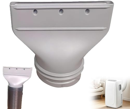Adaptador Ventana Aire Acondicionado, Conector Plano para Manguera de Aire Acondicionado Portátil Ø13/15 cm, Adaptador Aire Acondicionado Portatil, Compatible con AC Portátil (1pc)