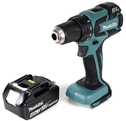 Makita DDF 459 18 V/4,0 AH Li-Ion taladro + MAKITA BL 1840 18 V – 4 AH batería de ion de litio