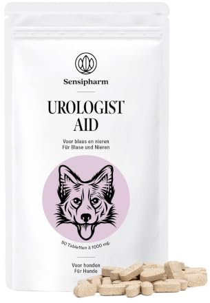Sensipharm® Urologist Aid Hund - bei empfindlichen Harnwegen - 90 Tabl. | Blase und normales Harnmilieu, bei häufigem Absetzen kleiner Mengen, TCM-Kräuter, 1000 mg