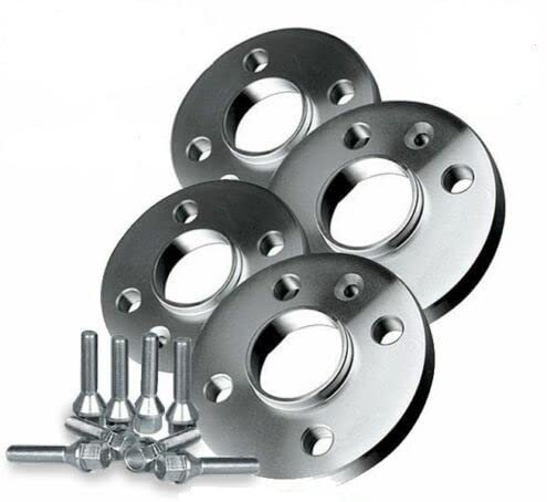 KOSKO Kit 4 DISTANZIALI Ruote 16+20 MM. COMPATIBILI con Fiat Panda dal 2003 al 2012 con BULLONI in Acciaio