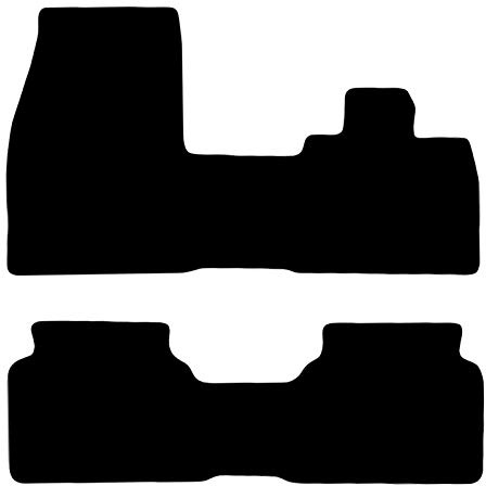 car mats for BMW i3 2014+ Onwards 2 Piece Set Car Mats UK-Made Tailored Fit Carpet Floor Mats Full Coverage Compatible Accessory Black Trim