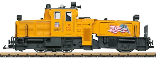 LGB – 21672 Schienenreinigungslok – Reinigung während der Fahrt – leistungsstark – USA Design – Gartenbahn Lokomotive – ab 15 Jahren – Spur G