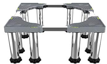 YHJZSM Washing Machine Stand Base Multi-functional Adjustable Base Length/Width 42-66cm Washing Machine Dryer and Refrigerator Pedestals & Frames Tumble Washer Dryer Stack Stands Freezer