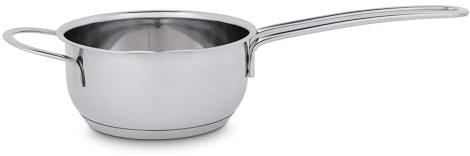 GRÄWE Kochtopf, 500 ml, Spülmaschinengeeignet, Topf für Induktion, klein, Minitopf, Schmelztopf, Edelstahl, Ø 12 cm, Serie Pro-Line