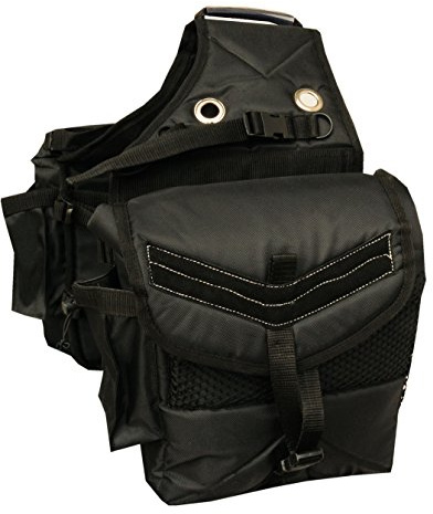 Satteltasche Packtasche für Pferde wattiert mit 4 seitlichen Taschen 013/88