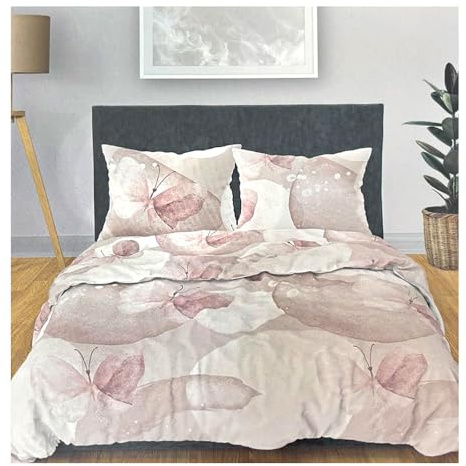 JYC CREATIVE Parure de Lit 4 Pièces - Housse de Couette, Drap et 2 Taies d'oreiller - Parure Housse de Couette pour Lit 90, 135 et 150 cm, Literie, (Motif 2, Lit 90cm)