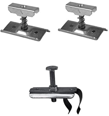 RAM - Kit de fixation facile - Jeu de fixation pour radiateur tubulaire fonte ou acier et rideau -