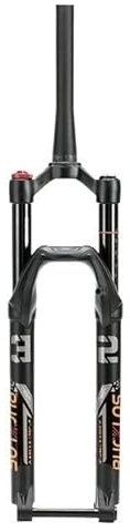 QAINKUN Federgabel Fahrrad Luft Gabel 26 27,5 29 MTB Federgabel 1-1/8'' Konische/Gerade Rohr Fahrrad Gabeln Mit Steckachse Fahrrad Teil Fahrradgabel(Tapered-29)