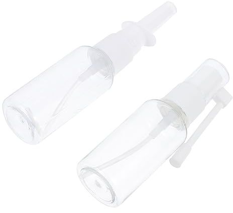 2 Stück Nasenspülflasche 30ml Pet Tragbar für Nase | Sichere Anwendung, Kompakte Form, zur Reinigung der Nasenhöhle, Praktische Lösung für Unterwegs