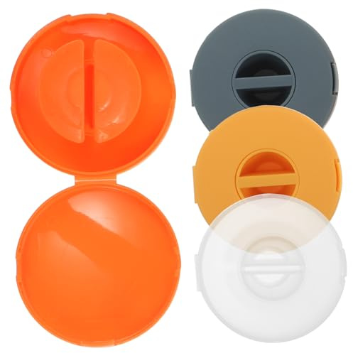Generico Avvolgicavo Portatile 4 Pezzi Organizer Di Per Computer e Auricolari Di Rotante in Plastica Resistente Colori Vivaci (giallo Blu Trasparente Arancione)