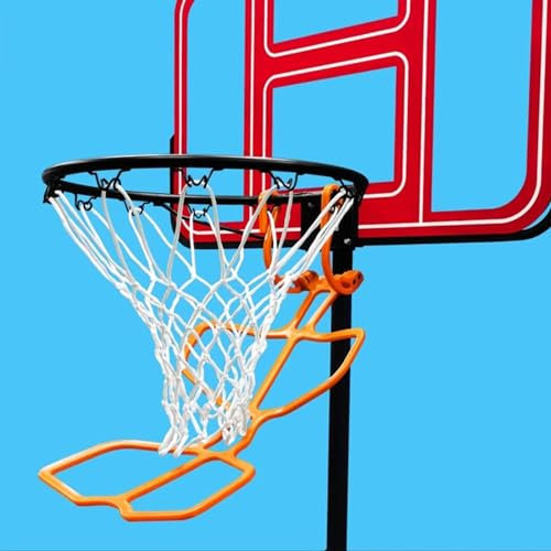 Wandmontierter Basketball Hoop Rebounder Basketball-Rebounder, tragbar, Nicht mobil, für Fitnessstudios, Parks, Basketball-Rebounder, verschleißfest, zeitsparend, Basketball-Rebounder-Aufsat