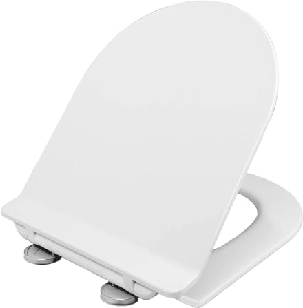 LAVITA SOFI SLIM - Sedile WC antibatterico in Duroplast con abbassamento automatico e chiusura rapida, adatto per WC Lavita SOFI SLIM da parete | bianco
