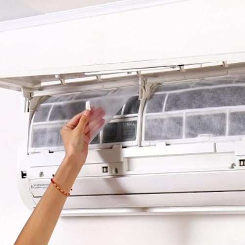 Daaxing Filtro de salida de aire acondicionado, limpiador de filtro de red de malla no tejida de 39,9 x 35,1 cm, filtro de salida de aire acondicionado antipolvo adecuado para filtro de ventilación de