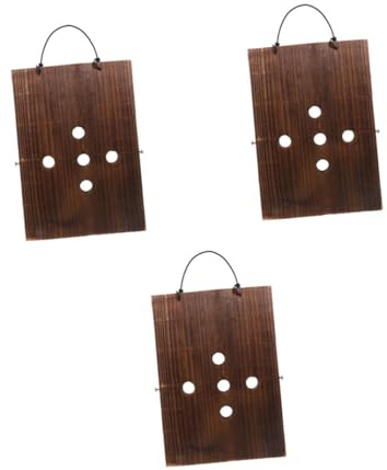 Toyvian 3 Piezas Wood Hanging Sign de Madera Cartel Rústico Colgante para Decoración de y Tienda para Plantas Suculentas y Trepadoras y Duradera