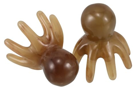 HIAKDOFT 2 Stück Kopfhaut Massagekamm Flexibles Entwirren und Beruhigen Fördert Haarpflege und Wohlbefinden Geeignet für Nasses und Trockenes Haar für Tägliche Entspannung und