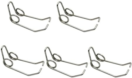 5 PCS Valve Spring Set for Trumpet, Trombone and Alto Horn - Iron Water Key Spring Replacement Parts Compatible with Brass Instruments