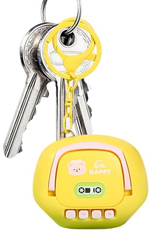 Cute Keychain Recorder, Portable Design Pendant, Audio Capture Device with, Dictation Tool, Phone Call Recorder Handy, Spy Gadget with Use for Note-Taking