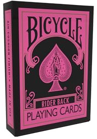 Jeu Bicycle Reverse (Rose & Noir)