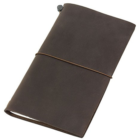 Traveler's Notebook brunt läder (1,1 lb) från Office 4 All