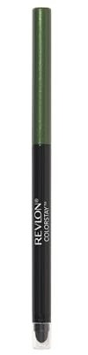 Revlon ColorStay Eyeliner Pencil, Nicht Übertragender und Wasserfester Eyeliner-Stift, Grün, Integrierter Anspitzer und Schwamm, 206 Jade, 0.28 g