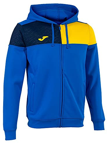 Joma Chaqueta con capucha crew v royal amarillo marino
