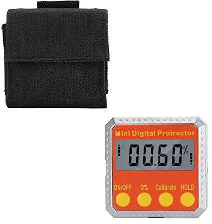 TOUISEDGI Digitaler Winkelmesser, Digitaler Neigungsmesser, Winkelmesser, Elektronische Wasserwaage, 360-Grad-Winkelmesser Für BLV MGN-Messung
