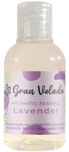 Lavendel aromatisk essens, färska och blommiga dofter | Perfekt för gör-det-själv-kosmetika, tvål och ljus, koncentrerad och mångsidig | 100 ml