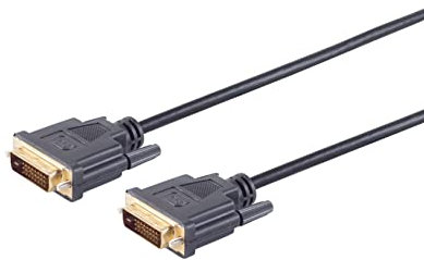 S-Conn 77445 câble DVI 5 m DVI-D Noir - Câbles DVI (5 m, DVI-D, DVI-D, Mâle, Mâle, Noir)