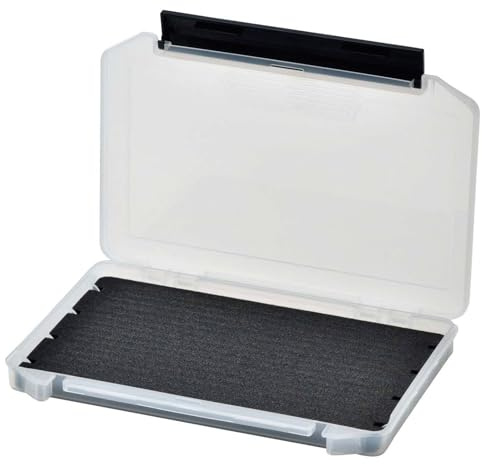Meiho Slit Form Case SC-3010 20,5x14,5x2,5cm - Angelbox für Blinker, Spinner & Wobbler, Köderbox für Kunstköder, Tacklebox