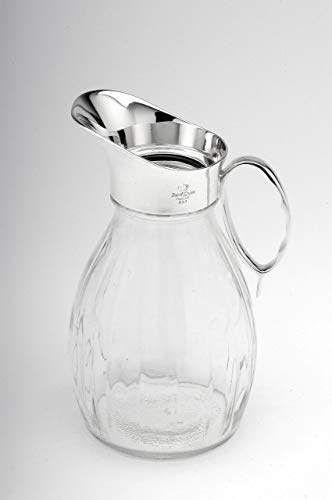 Caraffa succhi in Vetro Trasprente e Sheffield cod.5311919 cm 24h diam.12 by Varotto & Co.