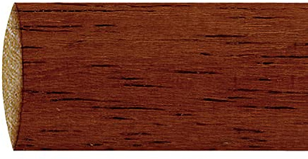 Barra Madera Lisa 3,0 Metros x 28 mm. Nogal