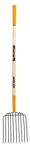 True Temper 2812400 True Temper 10-Tine Hardwood Handle Bedding Fork